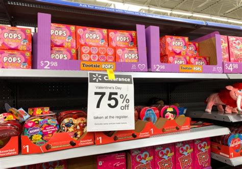 when does walmart discount valentines candy